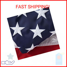 TOPFLAGS American Flags for Outside 4x6 US Flag Heavy Outdoor 4x6 feet Made in U picture