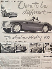 1955 Esquire Original Advertisement Austin Healey 100 Dare to be Different picture