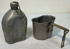 WWI US Military Canteen And Cup  LF&C Dated 1918 picture
