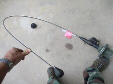 Used 6' Steel Whip, Spring Base & Tie Down Rope, SINCGARS, HMMWV Military Vehicl picture