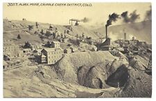 Ajax Mine Cripple Creek Colorado, Antique Postcard picture