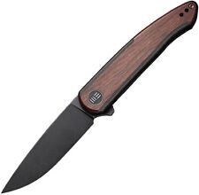 WE Smooth Sentinel Folding Knife Black Ti/Cuibourtia Wood Handle 20CV WE20043-3 picture