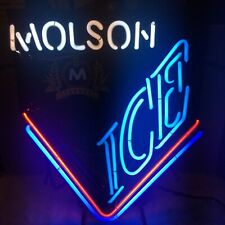 VINTAGE MOLSON ICE CANADA NEON BEER SIGN  picture
