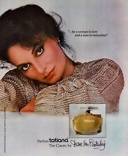 1982 TATIANA Perfume By DIANE VON FURSTENBERG ~ VINTAGE PRINT AD picture