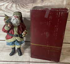 Vintage Possible Dreams Clothtique Santa With Bag Of Toys Bell 1985 Christmas picture
