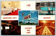 Postcard The Ramada Inn, Multi View, Junction City Kansas Unposted picture