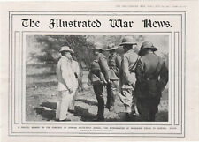 WW1 Print Conquest Of German SW Africa Burgomaster of Windhoek Yields Botha 1915 picture