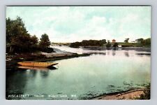 Edgecomb ME-Maine, Panoramic View Wiscassett, Vintage Postcard picture