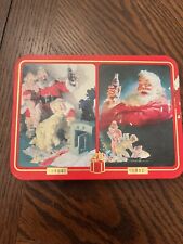 1996 Coca-Cola 1964/1952 Nostalgia Xmas Playing Cards 2 Sealed Decks Santa Claus picture