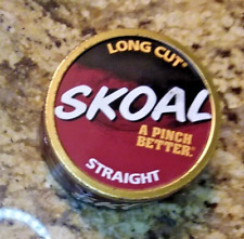 Skoal Can January 09 2010 Pre Warning Lid Skoal Straight Long Cut picture