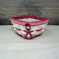 Longaberger 2012 Breast Cancer Horizon of Hope Basket Diamond with Protector WW picture