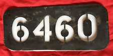 PRR Pennsylvania J-1 2-10-4 Railroad Steam Locomotive Number Board Plate & Glass picture