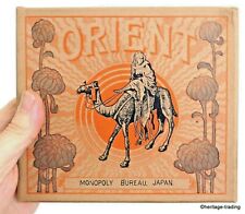 RARE Large tobacconists ORIENT cigarette packet box - Japan 1905 picture