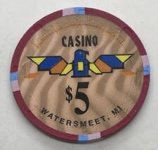 Lac Vieux Desert Casino $5 Chip Watersmeet MI Michigan H&C 2005 picture