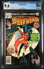 SPIDER-WOMAN #1 CGC 9.6 New Origin Jessica Drew Marvel 1978 White Pages picture