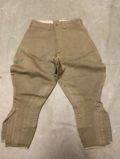 ORIGINAL WWI WWII US ARMY OFFICER M1917 GABARDINE WOOL FIELD BREECHES-SMALL 32W picture
