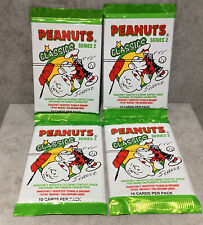Lot Of 4 Peanuts Classics Series 2 Trading Card Pack Sealed picture