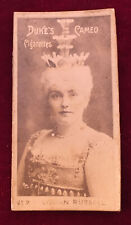 Vintage 1880s Duke’s Cameo Cigarettes Tobacco Card Advertising Lillian Russell picture