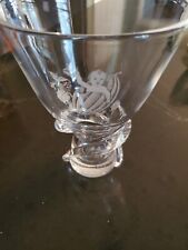 Steuben Crystal Vase Hershey 100 Year Commemorative Cocoa Bean Baby 1894-1994 picture