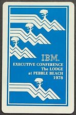 IBM Executive Conference Vintage 1978 Single Swap Playing Card Jack Clubs picture