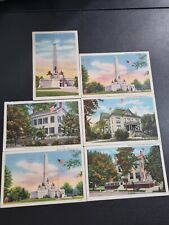 Vintage Abraham Lincoln Postcards Lot - Springfield, IL Landmarks - Mailed... picture