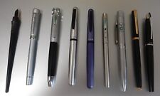 Vintage Collectible Pens Mixed Lot of 9, Pilot, Pentel, Tombow, Messenger & More picture