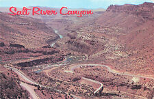 Switchbacks at bottom of Salt River Canyon Petley Floodberg  P36950  Postcard picture