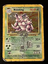 Pokemon Nidoking (11/102) German - Holo Rare / Base Set 1999 - LIGHTNING SHIPPING picture