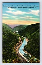 Postcard Pennsylvania Harrison Park PA Grand Canyon Train 1969 Posted Chrome picture