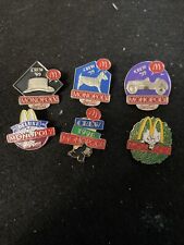 McDonalds Monopoly crew pins lot. 1998 & 1999. Rare Fast food Advertising picture