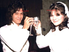 Eddie Van Halen Photo 4x6 Valerie Bertinelli Wedding TV Music Memorabilia USA picture