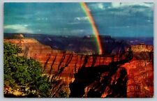 Postcard Rainbow Over The Grand Canyon National Park, Arizona picture