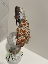 Vintage Mottahedeh Italy Porcelain Exotic Bird Sculpture Figurine picture