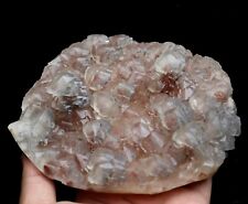 Natural rare translucent red pagoda calcite cluster mineral specimen/ChinaY01055 picture