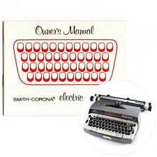 Smith Corona Electra Typewriter Instruction Manual Repro Vtg SCM 110 220 picture