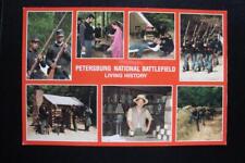 Railfans2 191) Postcard, Petersburg National Battlefield Virginia, Army Military picture