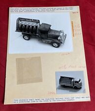Coca Cola 1930s Metalcraft Toy Truck Photo Used In Cecil Munsey Collectible Book picture