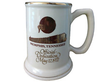 Vintage May 12 1972 Schlitz Dedication Mug Beer Stein Memphis Tennessee Man Cave picture