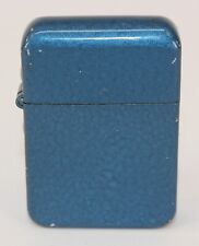 Rare WWII Berkeley Windproof Blue Enamel Lighter • 3 Barrel • 12 Hole • Sparks picture