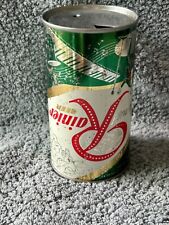 Rainier Flat Top Beer Can- Green-Holiday Theme -  can is open empty -Spokane, WA picture