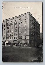 Akron OH-Ohio, Hamilton Building, Antique Vintage Souvenir Postcard picture