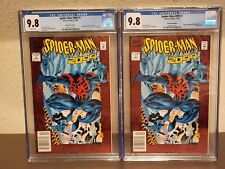 1992 SPIDER-MAN 2099 #1 RARE 2 NEWSSTAND SET VARIANT GRADED CGC 9.8 WHITE PAGES picture
