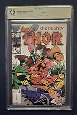The Mighty Thor #367 CBCS 7.5 Signed by Walt Simonson picture
