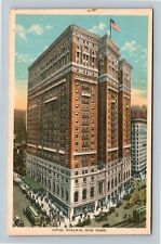 Historic 1912 Hotel McAlpin Herald Square Trolley New York City Vintage Postcard picture