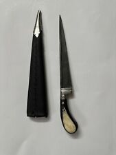 Antique Vintage DAGGER DAMASCUS Tulwar Handmade Period Old Rare Collectible picture