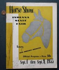 1955 Indiana State Fair Horse Show Program Russ Morgan Orchestra & GREAT ADS --- picture