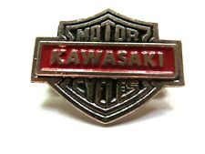 vintage 1976 Kawasaki Motor Cycles Vintage Lapel Pin MM Limited Chicago picture