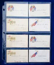 Philippine Insurrection Era Collection of 13th US Cavalry  Calling Cards picture
