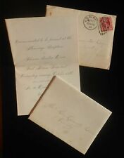 1891 Postal History Scott #219D? Marriage of Florence Dean Fred Turnbull Lynn MA picture