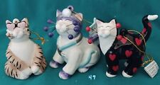Amy LaCombe 3 ORNAMENTS - DR. BELL, TIGGER, MIDNIGHT LOVE; excellent condition. picture